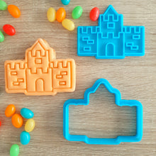 Load image into Gallery viewer, Castle (1) Cookie Cutter &amp; Fondant Stamp