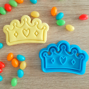 Crown Cookie Cutter & Fondant Stamp