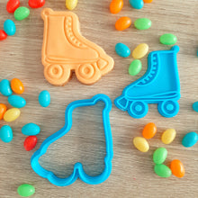 Load image into Gallery viewer, Rollerskate Cookie Cutter &amp; Fondant Stamp