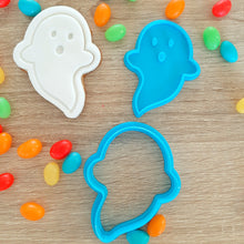 Load image into Gallery viewer, Ghost Cookie Cutter &amp; Fondant Stamp