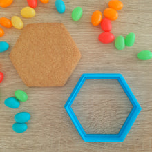 Load image into Gallery viewer, 76mm Hexagon Cookie &amp; Fondant Cutter