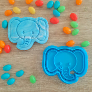 Elephant Cookie Cutter & Fondant Stamp