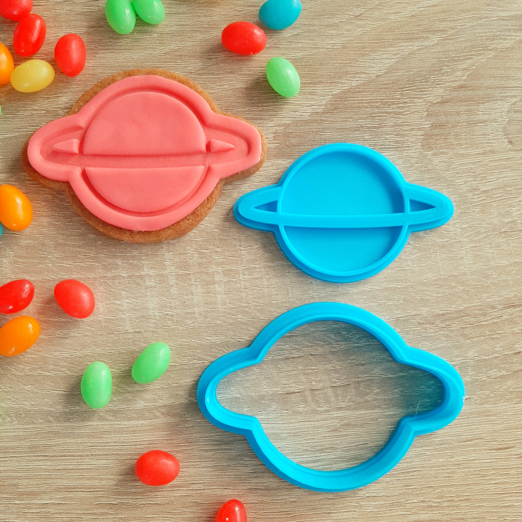 Planet Cookie Cutter & Fondant Stamp