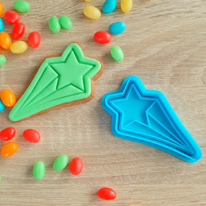 Shooting Star Cookie Cutter & Fondant Stamp