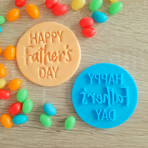 Happy Father's Day Fondant Stamp