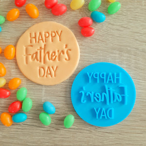 Happy Father's Day Fondant Stamp