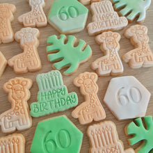 Load image into Gallery viewer, Happy Birthday Candles Cookie Cutter &amp; Fondant Stamp