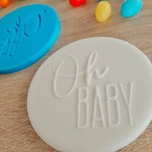 Load image into Gallery viewer, Oh Baby (raised) Fondant Stamp