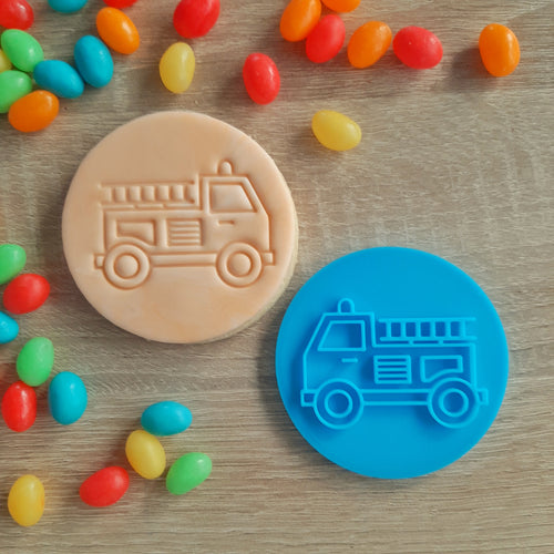 Fire Truck Fondant Stamp