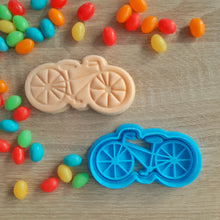 Load image into Gallery viewer, Bicycle Cookie Cutter &amp; Fondant Stamp
