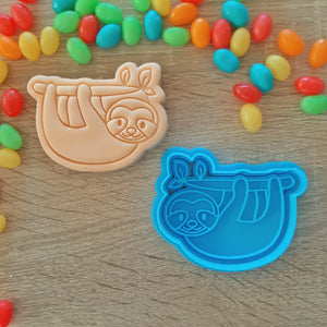 Sloth Cookie Cutter & Fondant Stamp
