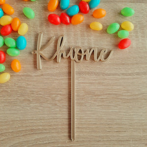 Custom Name/Text Cake Topper