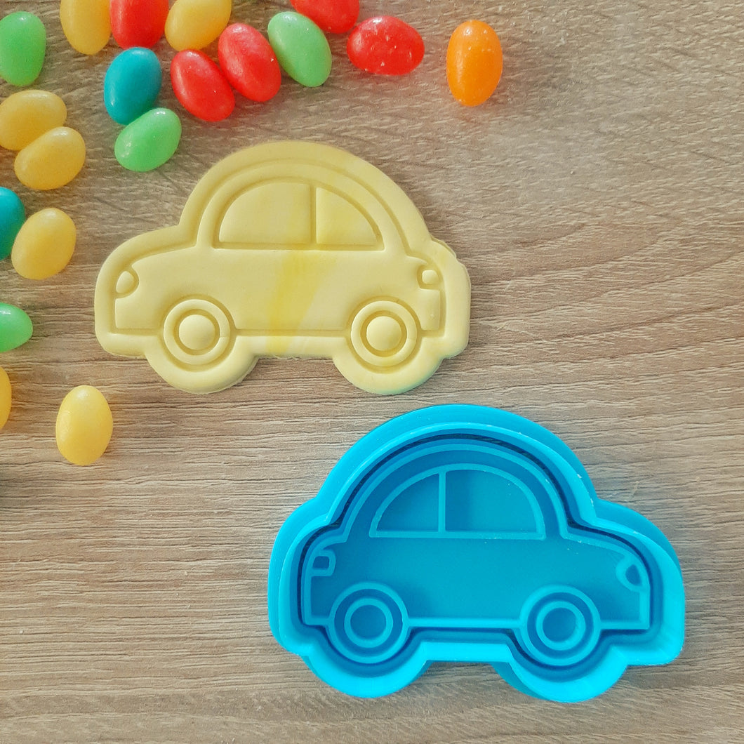 Car Cookie Cutter & Fondant Stamp