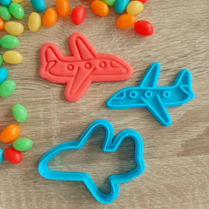Airplane Cookie Cutter & Fondant Stamp
