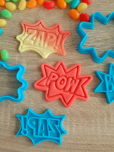 POW Cookie Cutter & Fondant Stamp