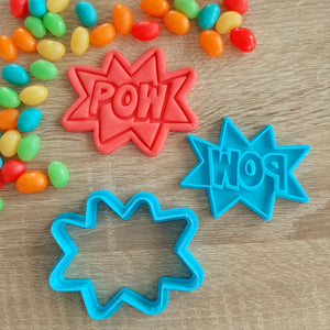POW Cookie Cutter & Fondant Stamp