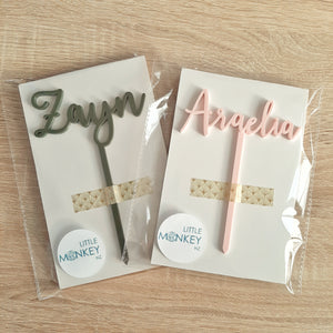 Custom Name/Text Cake Topper