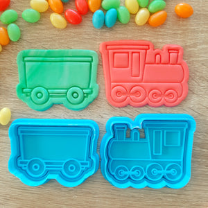 Train Cookie Cutter & Fondant Stamp
