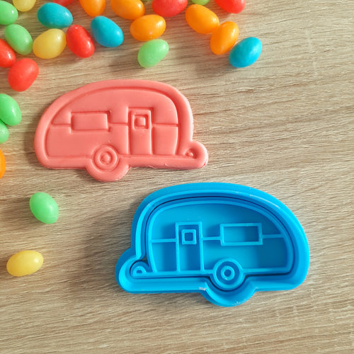 Caravan Cookie Cutter & Fondant Stamp