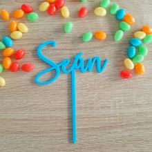 Load image into Gallery viewer, Custom Name/Text Cake Topper