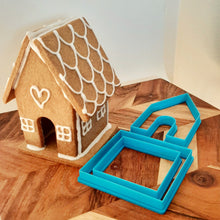 Load image into Gallery viewer, Small Gingerbread House Cookie Cutter Set