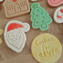 Load image into Gallery viewer, Cookies For Santa Fondant Stamp