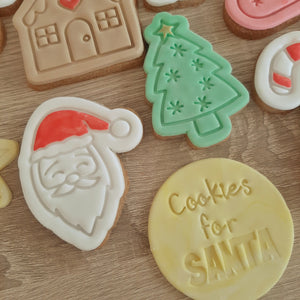 Cookies For Santa Fondant Stamp