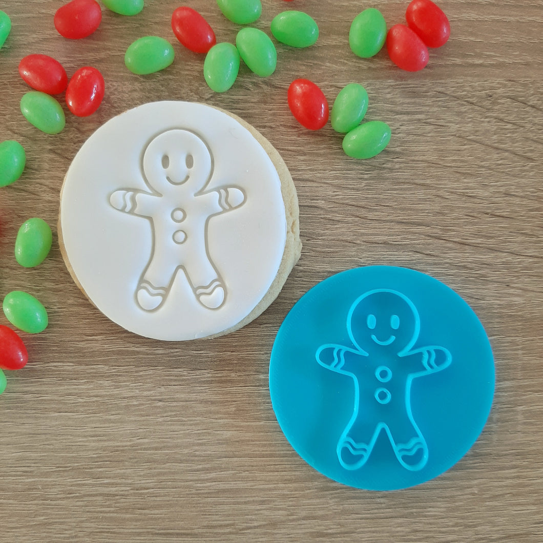 Gingerbread Man Fondant Stamp