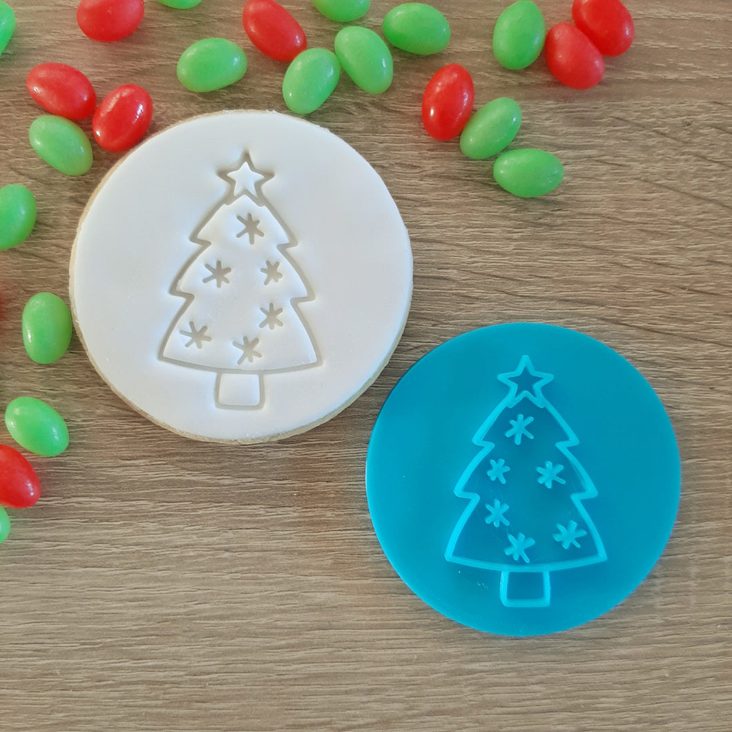 Christmas Tree Fondant Stamp