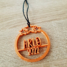 Load image into Gallery viewer, Personalised 3d-Printed Christmas Decoration