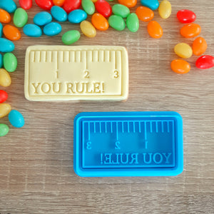 You Rule! Cookie Cutter & Fondant Stamp