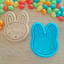 Load image into Gallery viewer, Bunny Head (2) Cookie Cutter &amp; Fondant Stamp
