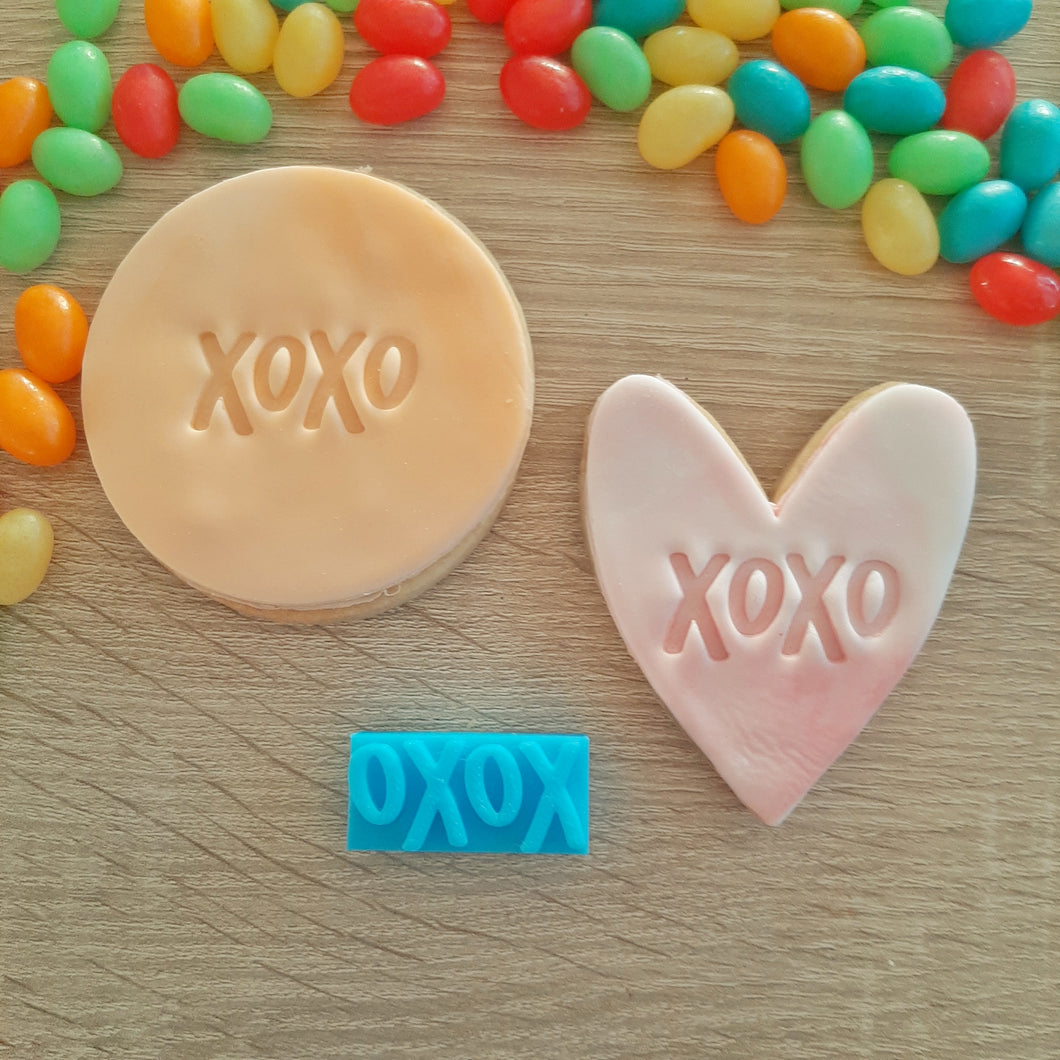 Small xoxo Fondant Stamp