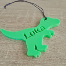 Load image into Gallery viewer, Dinosaur Personalised Bag Tag