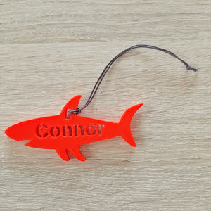 Shark Personalised Bag Tag