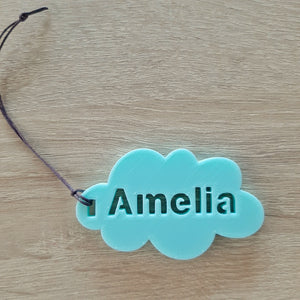 Cloud Personalised Bag Tag