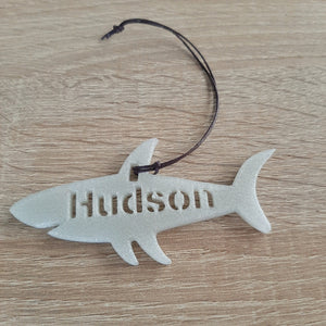 Shark Personalised Bag Tag