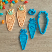 Load image into Gallery viewer, Carrot Cookie Cutter &amp; Fondant Stamp