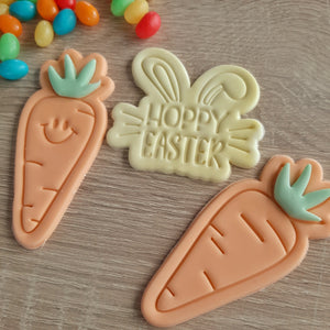 Carrot Cookie Cutter & Fondant Stamp