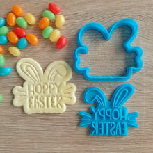 Load image into Gallery viewer, Hoppy Easter Cookie Cutter &amp; Fondant Stamp