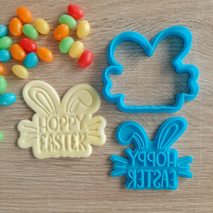 Hoppy Easter Cookie Cutter & Fondant Stamp