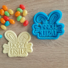 Load image into Gallery viewer, Hoppy Easter Cookie Cutter &amp; Fondant Stamp