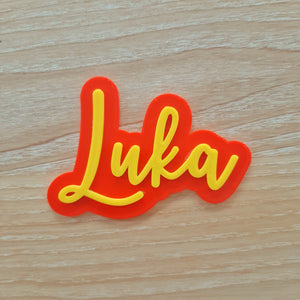 Custom 2 Layer Cake Tile (no stick cake topper)