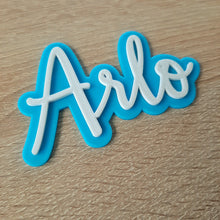Load image into Gallery viewer, 2 Layer (One Word) Custom Cake Topper (no stick)