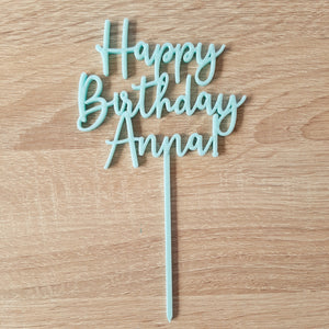 Custom Name/Text Cake Topper