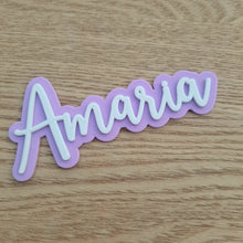 Load image into Gallery viewer, Custom 2 Layer Cake Tile (no stick cake topper)