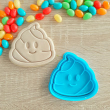 Load image into Gallery viewer, Poop Cookie Cutter &amp; Fondant Stamp