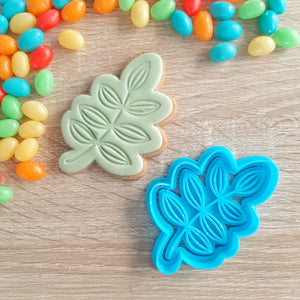 Leafy Frond (2) Cookie Cutter & Fondant Stamp